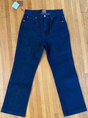 Jamie Haller The Kenickie Blind Crease Jeans in Dark Raw - Size 30